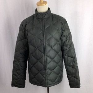 Banana Republic Diamond Quilted Down Puffer Jacket Sz M